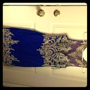 Brand new with tags royal/cobalt blue dress